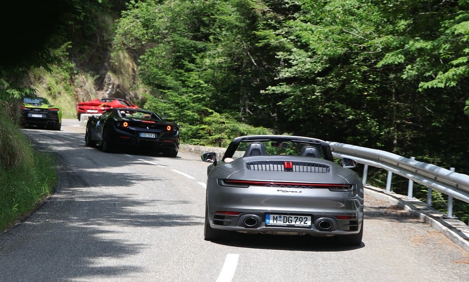 Pure Adrenalin supercar convoy on the road to Monaco — photo 10 of 22