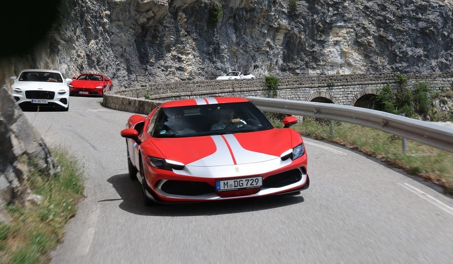 Pure Adrenalin supercar convoy on the road to Monaco — photo 16 of 22