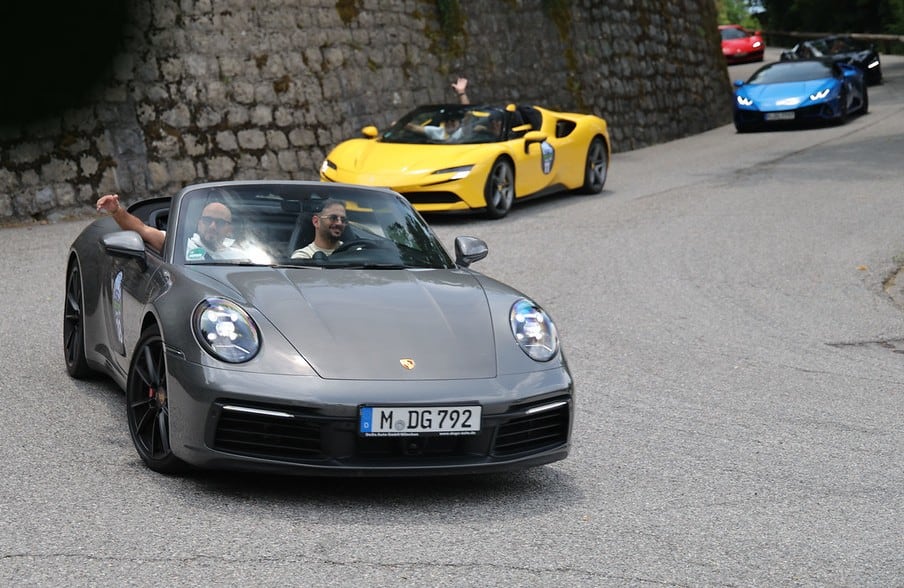 Pure Adrenalin supercar convoy on the road to Monaco — photo 19 of 22