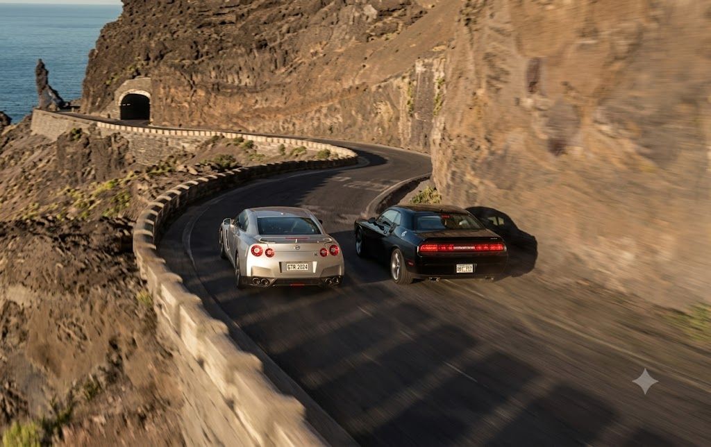 Pure Adrenalin Mustang convoy driving through Tenerife — photo 4 of 16